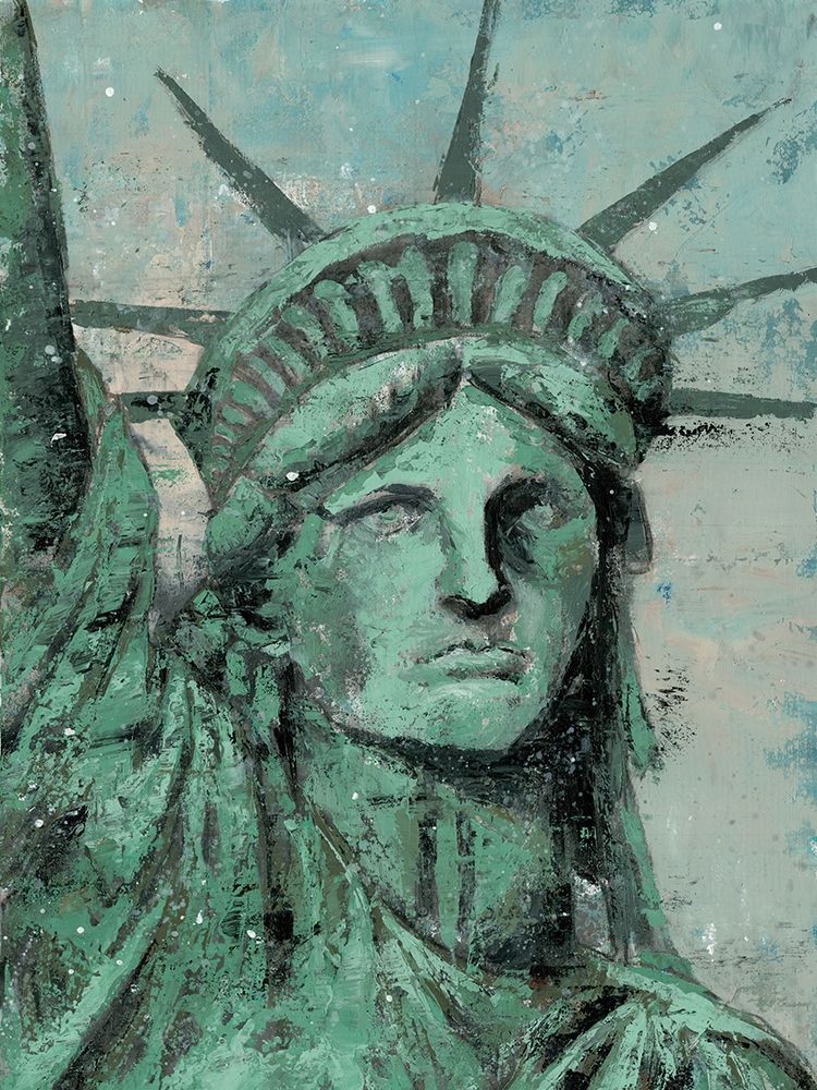 Statue Of Liberty Portrait art print by Marie-Elaine Cusson for $57.95 CAD