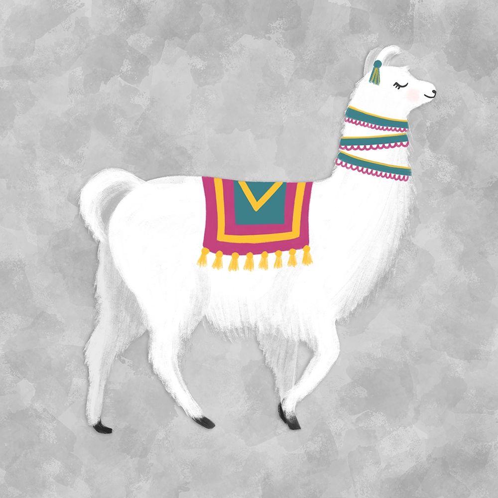 Lovely Llama I art print by Noonday Design for $57.95 CAD