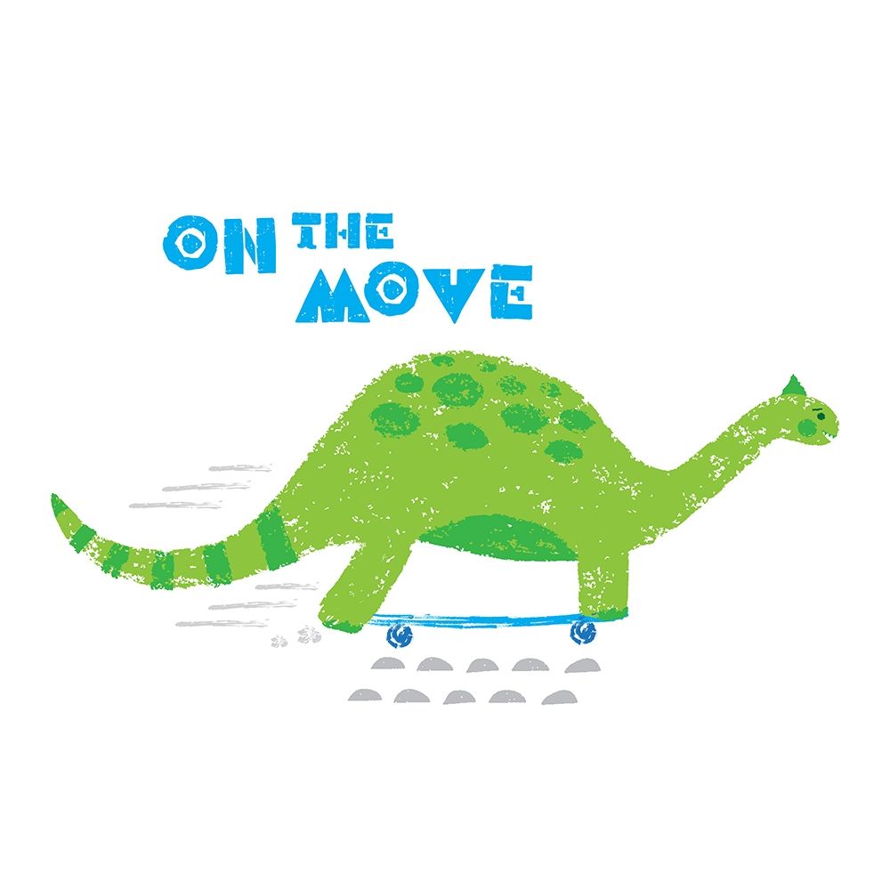 Dinos on the Move I art print by Noonday Design for $57.95 CAD