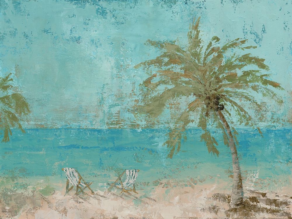 Beach Day Landscape I art print by Marie-Elaine Cusson for $57.95 CAD