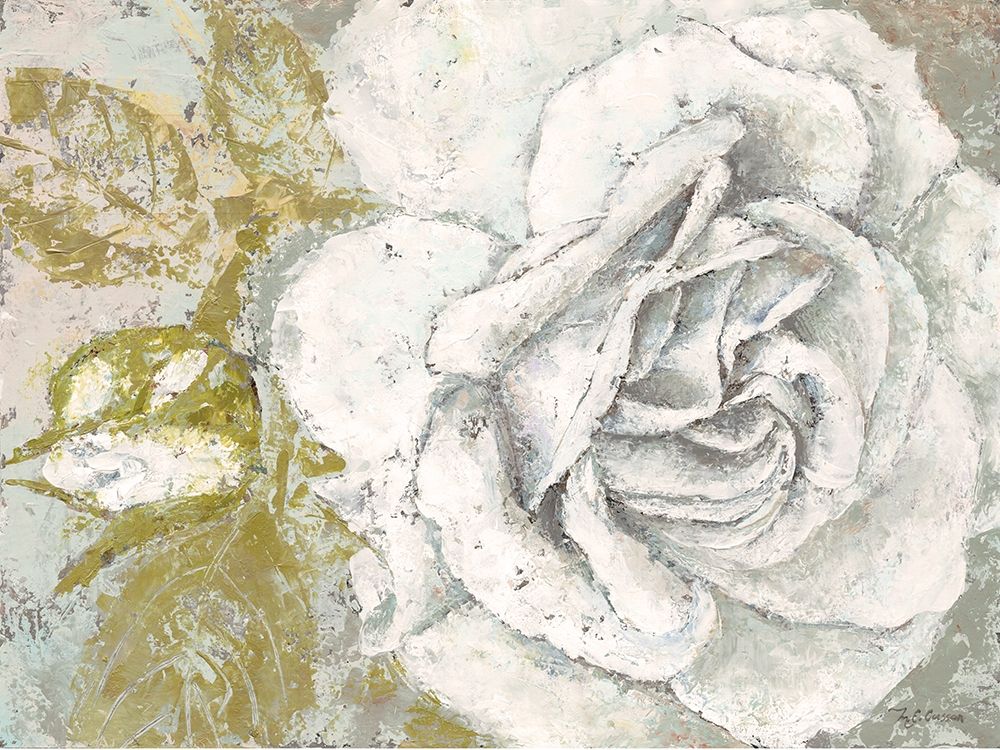 White Rose Blossom art print by Marie-Elaine Cusson for $57.95 CAD