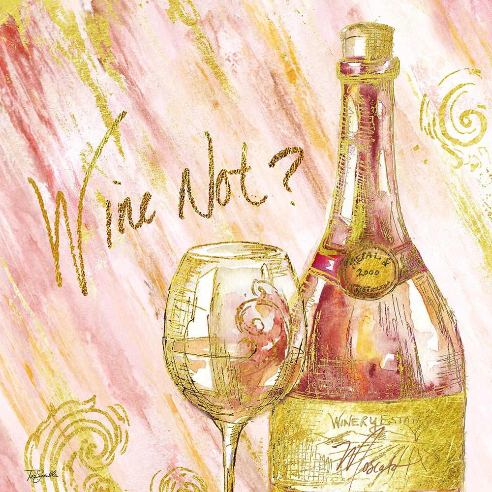 Rose All Day II (Wine Not?) art print by Tre Sorelle Studios for $57.95 CAD