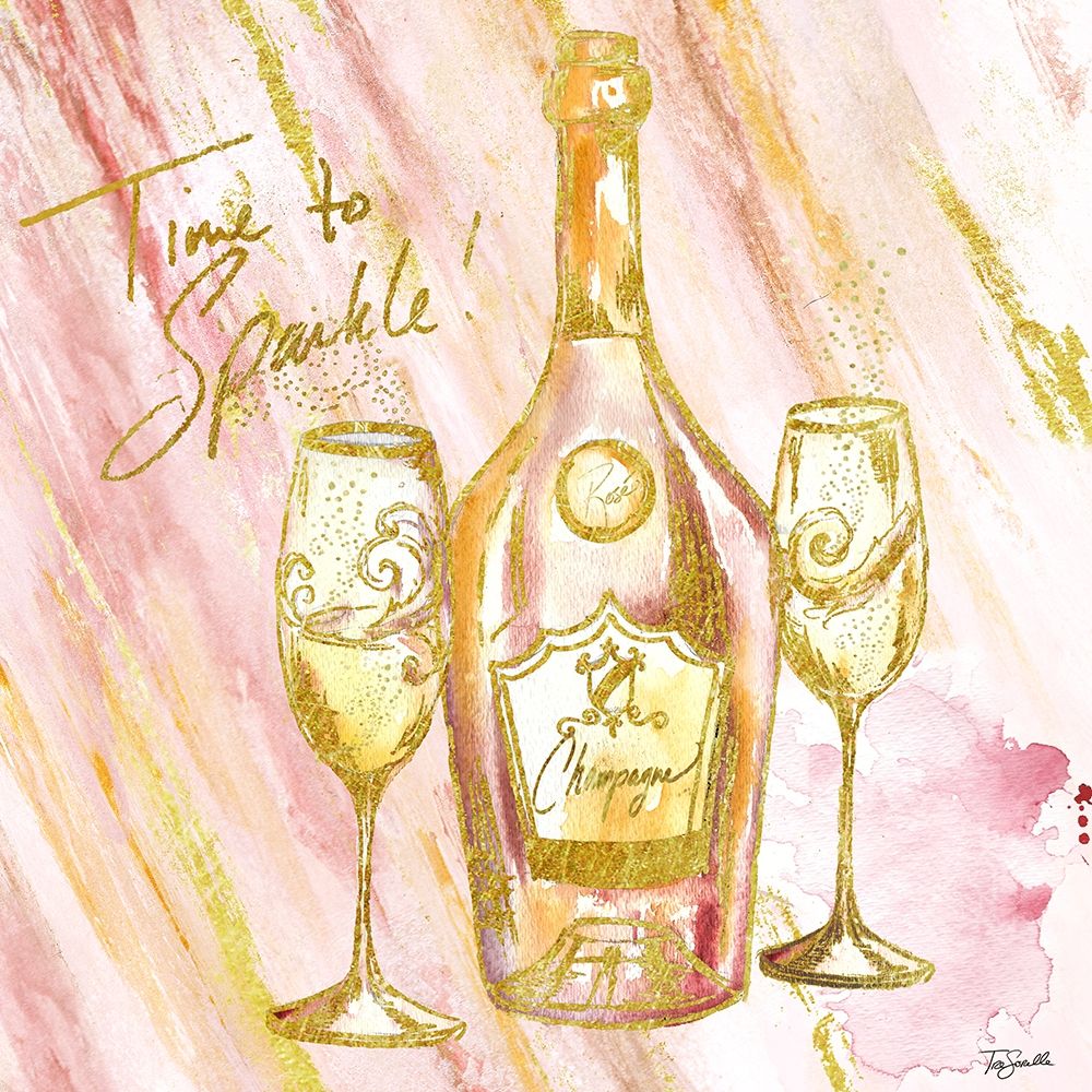 Rose All Day IV (Time to Sparkle) art print by Tre Sorelle Studios for $57.95 CAD