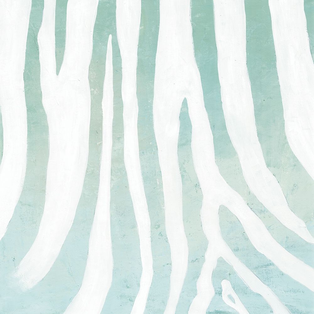 Soft Animal Prints Blue Zebra art print by Marie-Elaine Cusson for $57.95 CAD