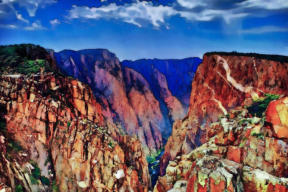 Black Canyon  art print by Lu Anne Tyrrell for $57.95 CAD
