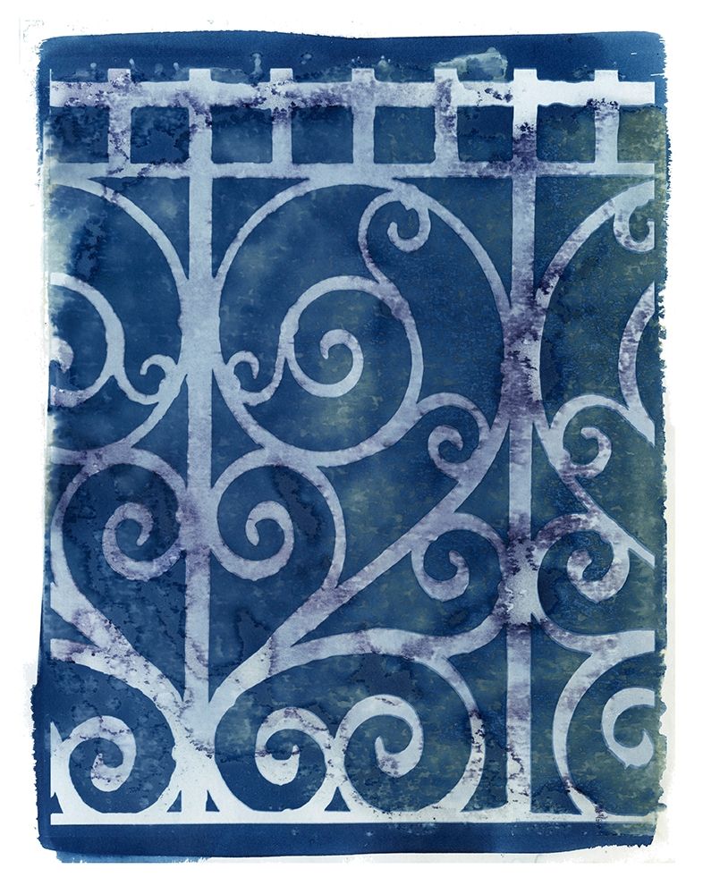 Wrought Iron Cyanotype I art print by Nancy Green Design for $57.95 CAD