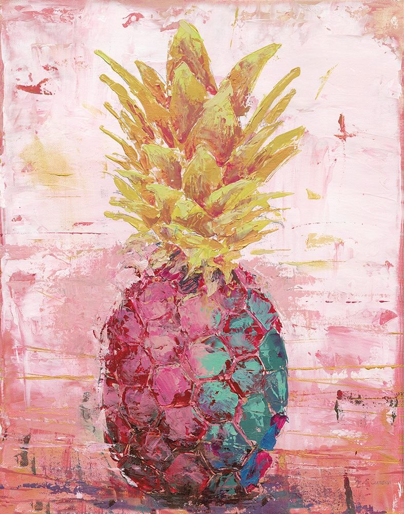 Painted Pineapple I art print by Marie-Elaine Cusson for $57.95 CAD