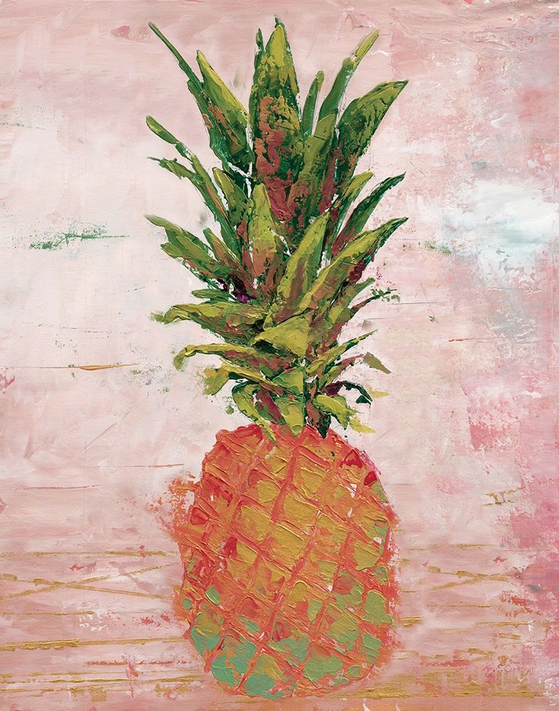 Painted Pineapple II art print by Marie-Elaine Cusson for $57.95 CAD