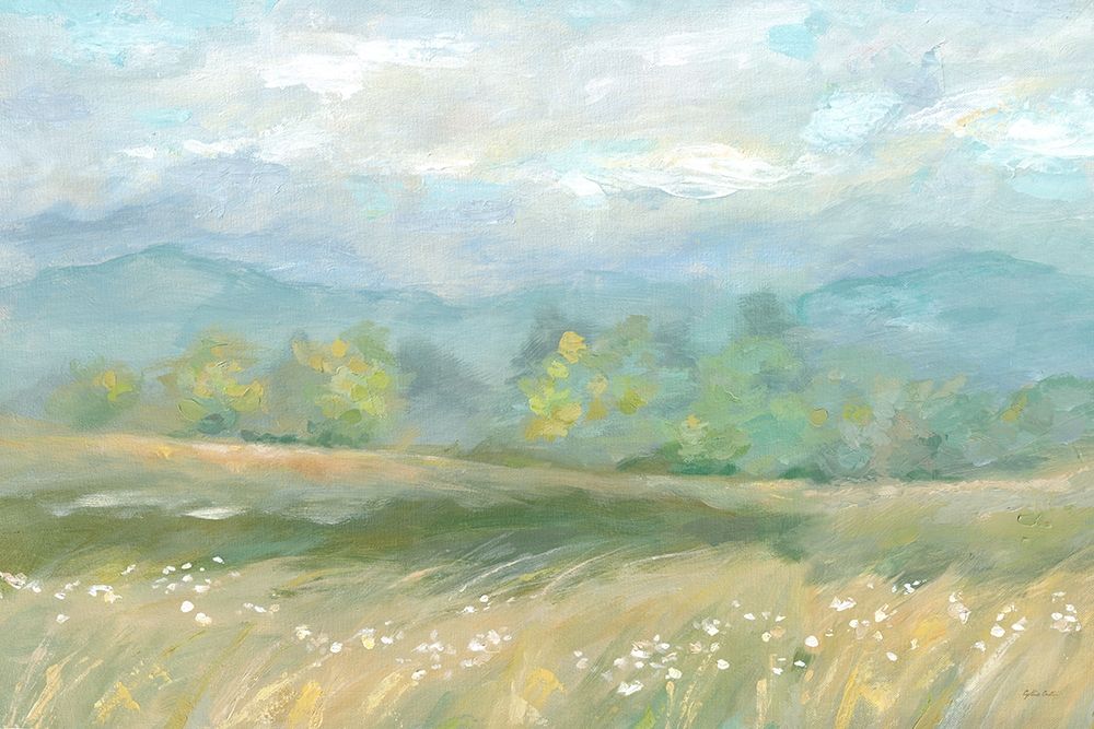 Country Meadow Landscape art print by Cynthia Coulter for $57.95 CAD