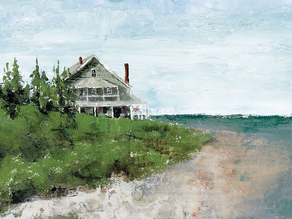 Beach Cottage Life art print by Marie-Elaine Cusson for $57.95 CAD
