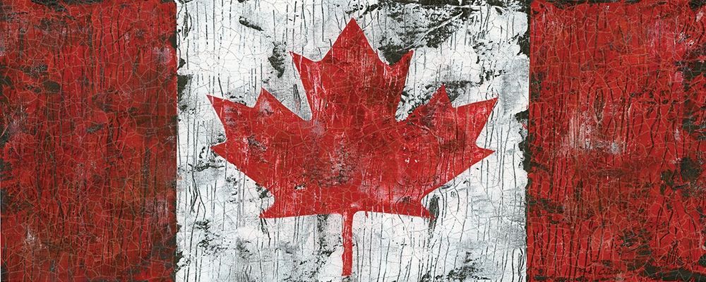 Canada Maple Leaf Landscape art print by Marie-Elaine Cusson for $57.95 CAD