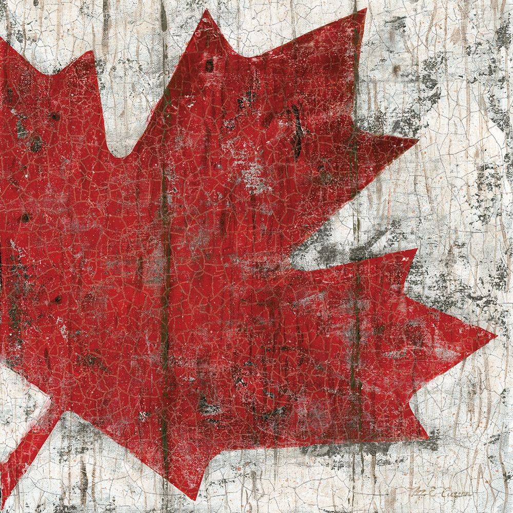 Canada Maple Leaf II art print by Marie-Elaine Cusson for $57.95 CAD