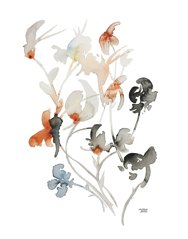 Watercolor Botanical I art print by Andrea Bijou for $57.95 CAD