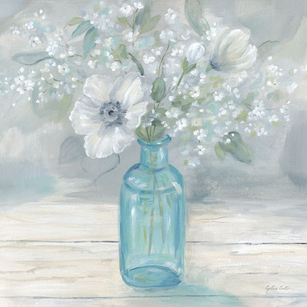 Vintage Jar Bouquet II art print by Cynthia Coulter for $57.95 CAD