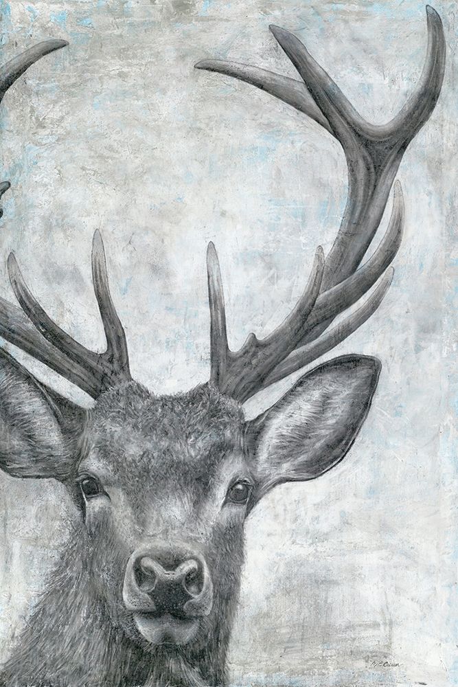 Portrait of a Deer art print by Marie-Elaine Cusson for $57.95 CAD