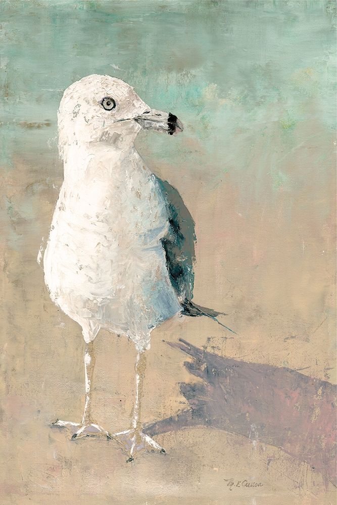 Beach Bird art print by Marie-Elaine Cusson for $57.95 CAD