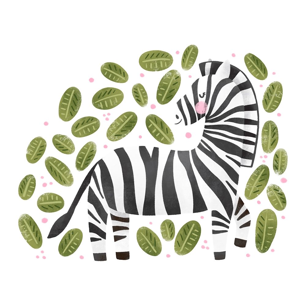 Safari Cuties Zebra art print by Noonday Design for $57.95 CAD
