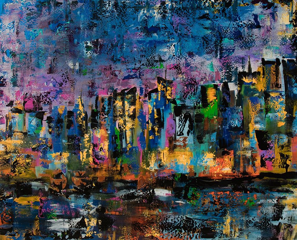 New York Abstract art print by Marcy Chapman for $57.95 CAD