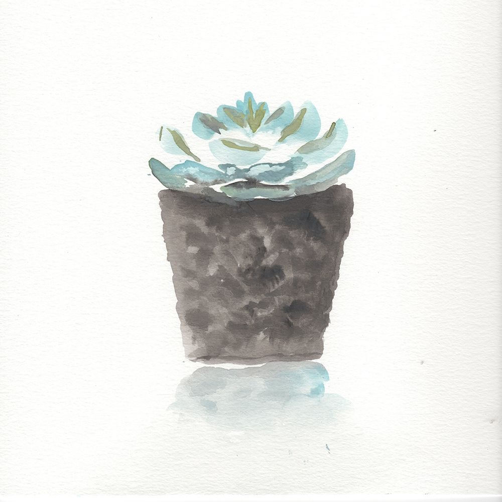 Watercolor Cactus Still Life I art print by Marcy Chapman for $57.95 CAD