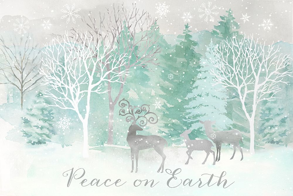 Peace on Earth Silver landscape art print by Cynthia Coulter for $57.95 CAD