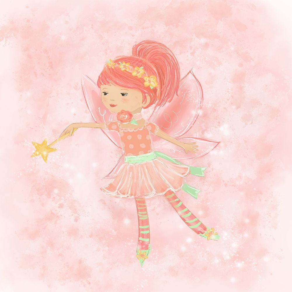 Pink Fairy II art print by h.artworks for $57.95 CAD