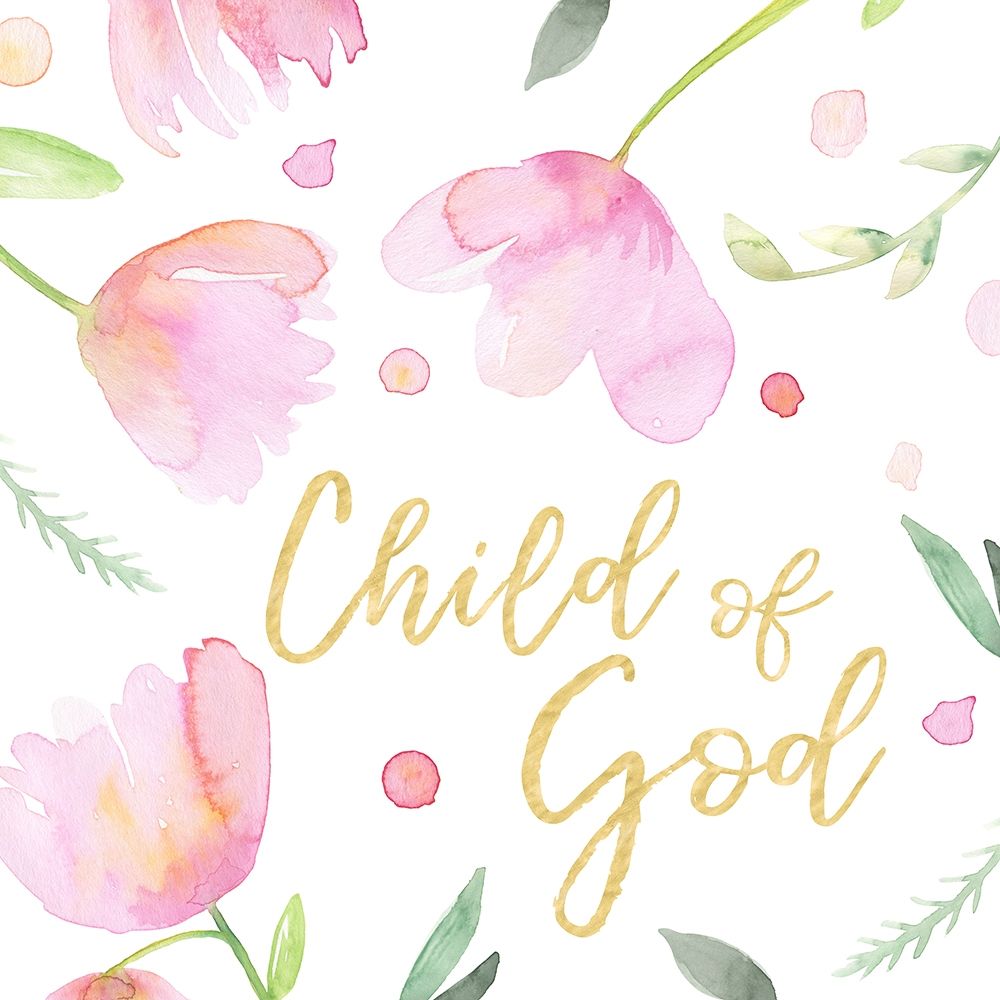 Soft Pink Flowers I-Child of God art print by Noonday Design for $57.95 CAD