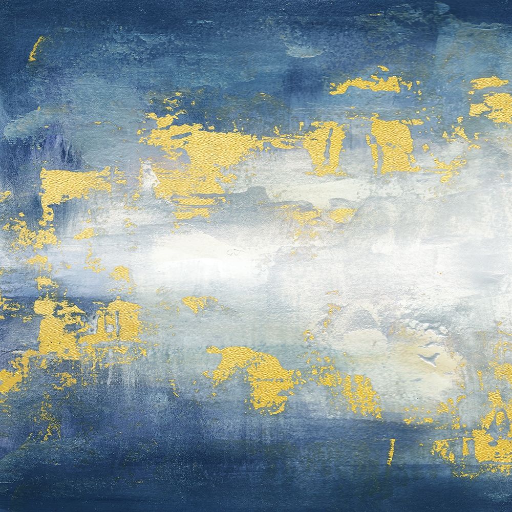 Sunrise Abstract Blue I art print by Tre Sorelle Studios for $57.95 CAD