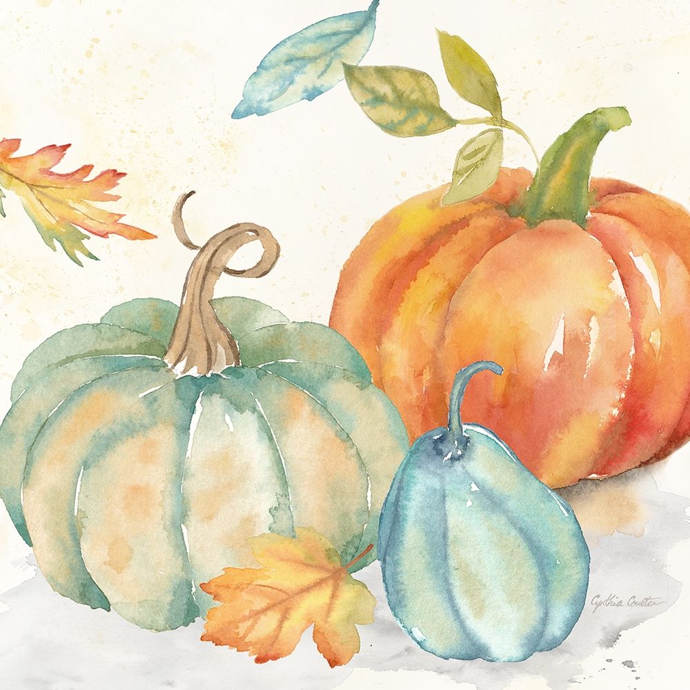 Pumpkin Patch II art print by Cynthia Coulter for $57.95 CAD