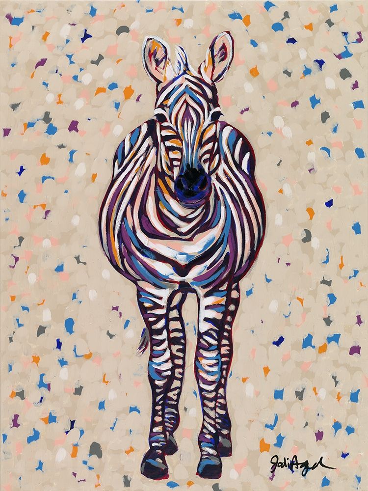 Fruit Stripe Zebra art print by Jodi Augustine for $57.95 CAD