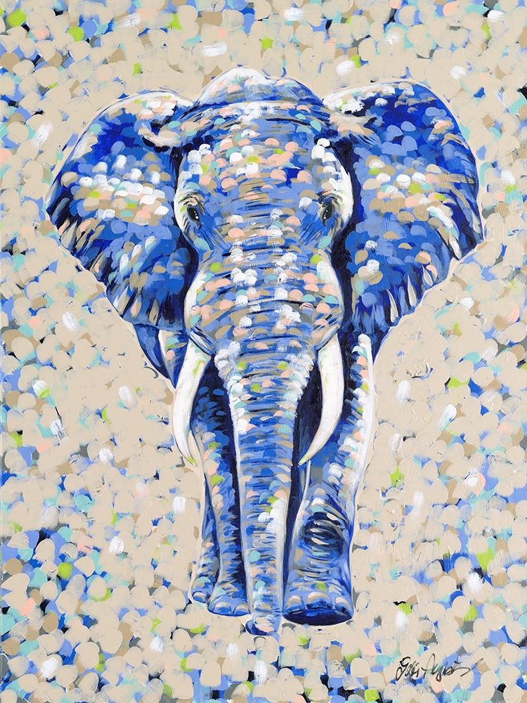 Peanut Elephant art print by Jodi Augustine for $57.95 CAD
