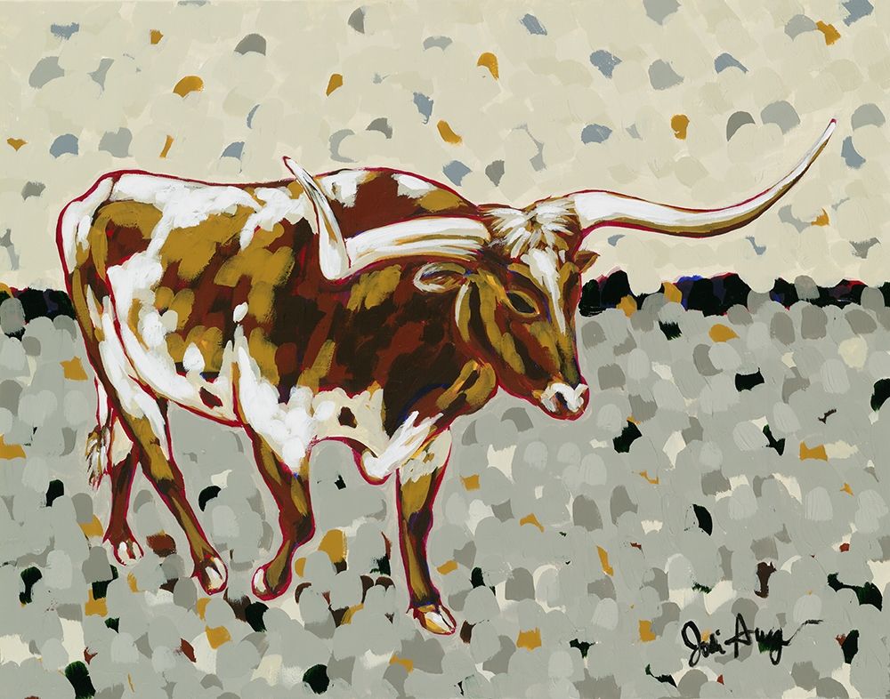Longhorn Steer art print by Jodi Augustine for $57.95 CAD