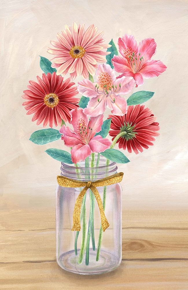 Floral Jar II art print by Kelsey Wilson for $57.95 CAD