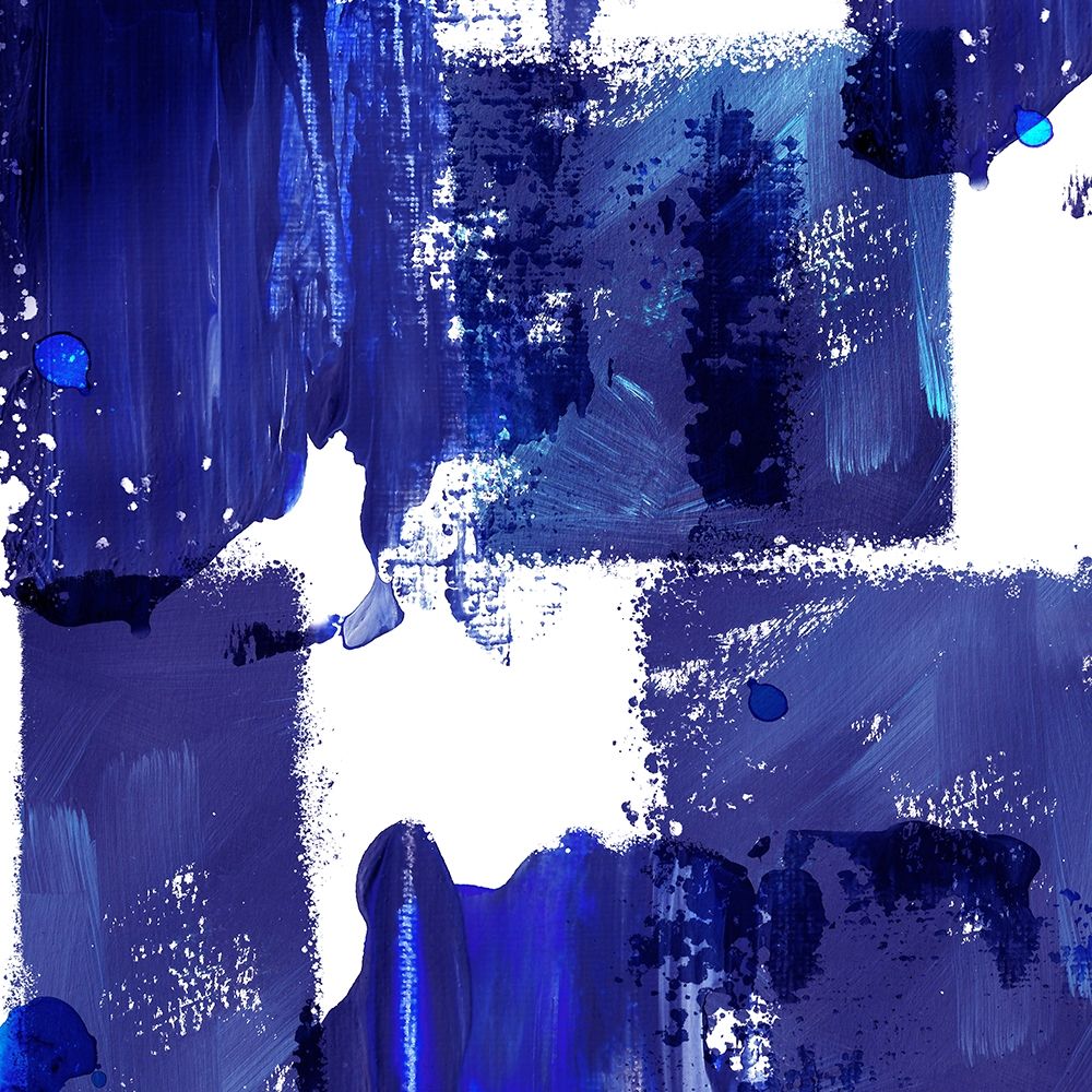 Indigo Abstract IV art print by Northern Lights for $57.95 CAD