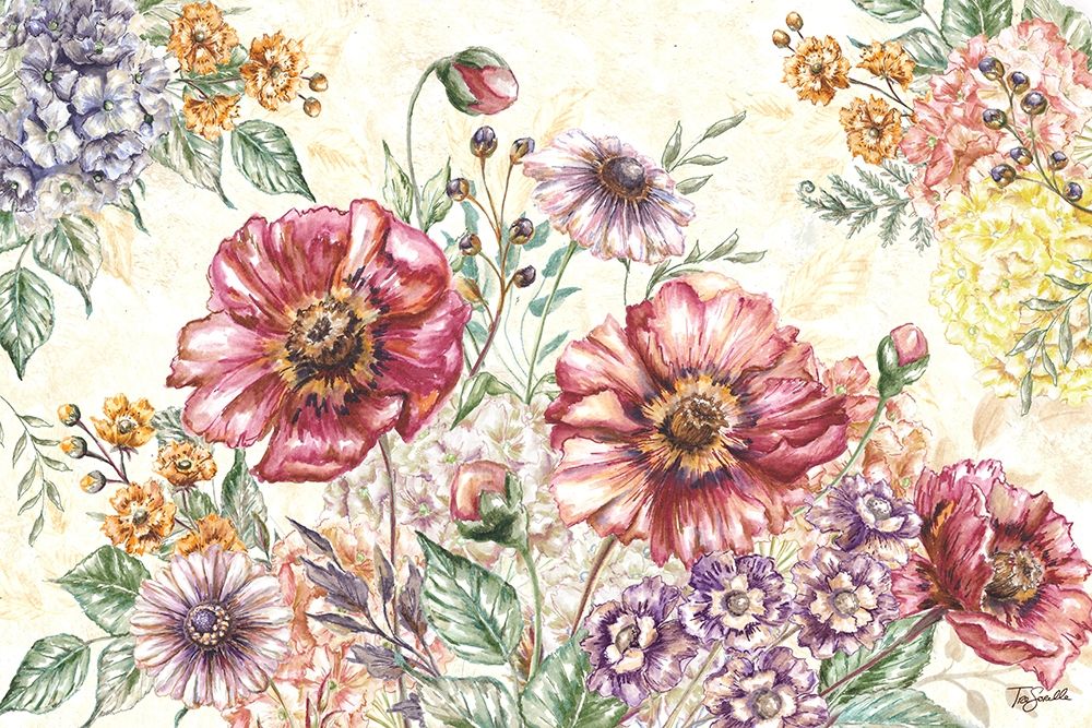 Wildflower Medley Landscape art print by Tre Sorelle Studios for $57.95 CAD