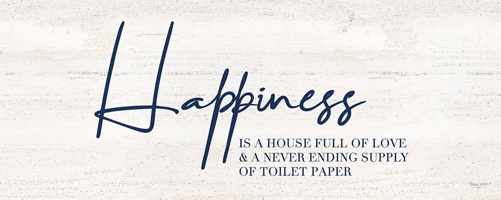Bathroom Humor panel II-Happiness art print by Tara Reed for $57.95 CAD