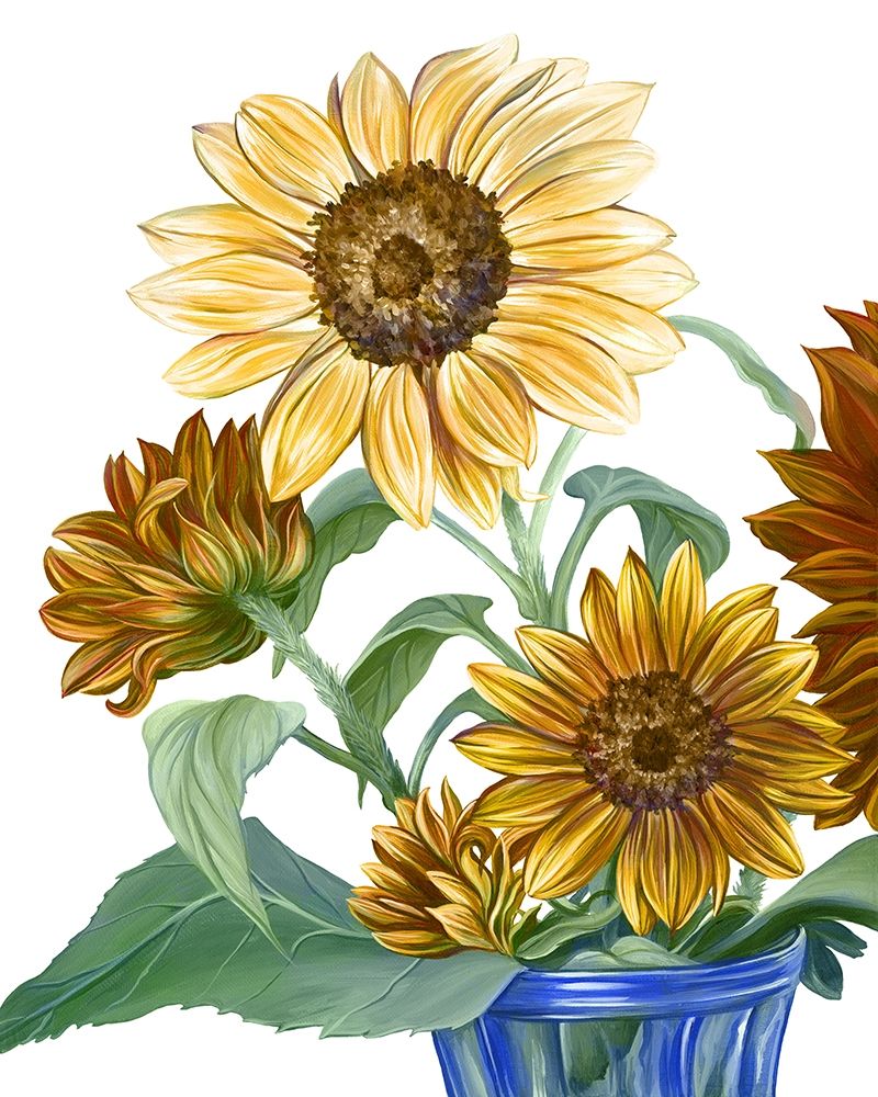 China Sunflowers II art print by Kelsey Wilson for $57.95 CAD