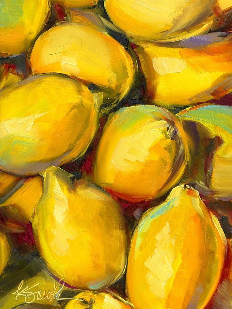 Fresh Lemons art print by Kim Smith for $57.95 CAD