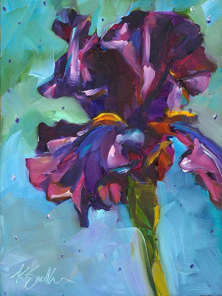 Iris in Bloom art print by Kim Smith for $57.95 CAD