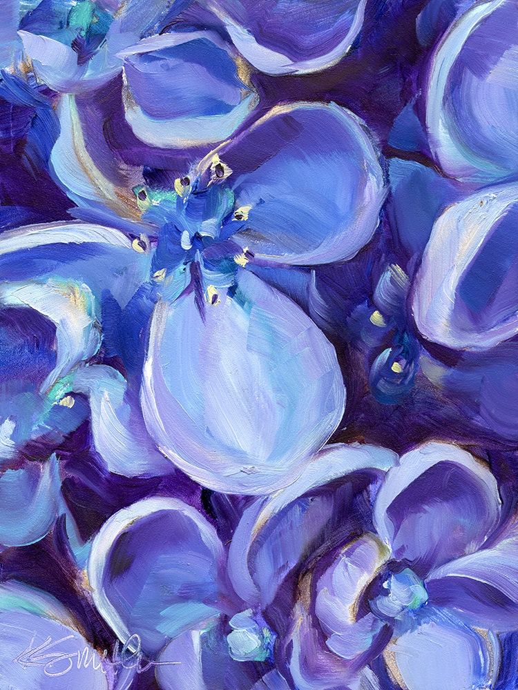 Lavender Floral Close Up art print by Kim Smith for $57.95 CAD