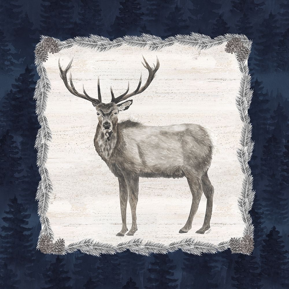 Blue Cliff Mountains III-Elk art print by Tara Reed for $57.95 CAD