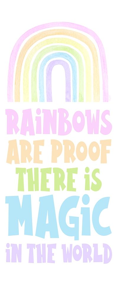 Pastel Rainbows vertical II-Proof art print by Tara Reed for $57.95 CAD