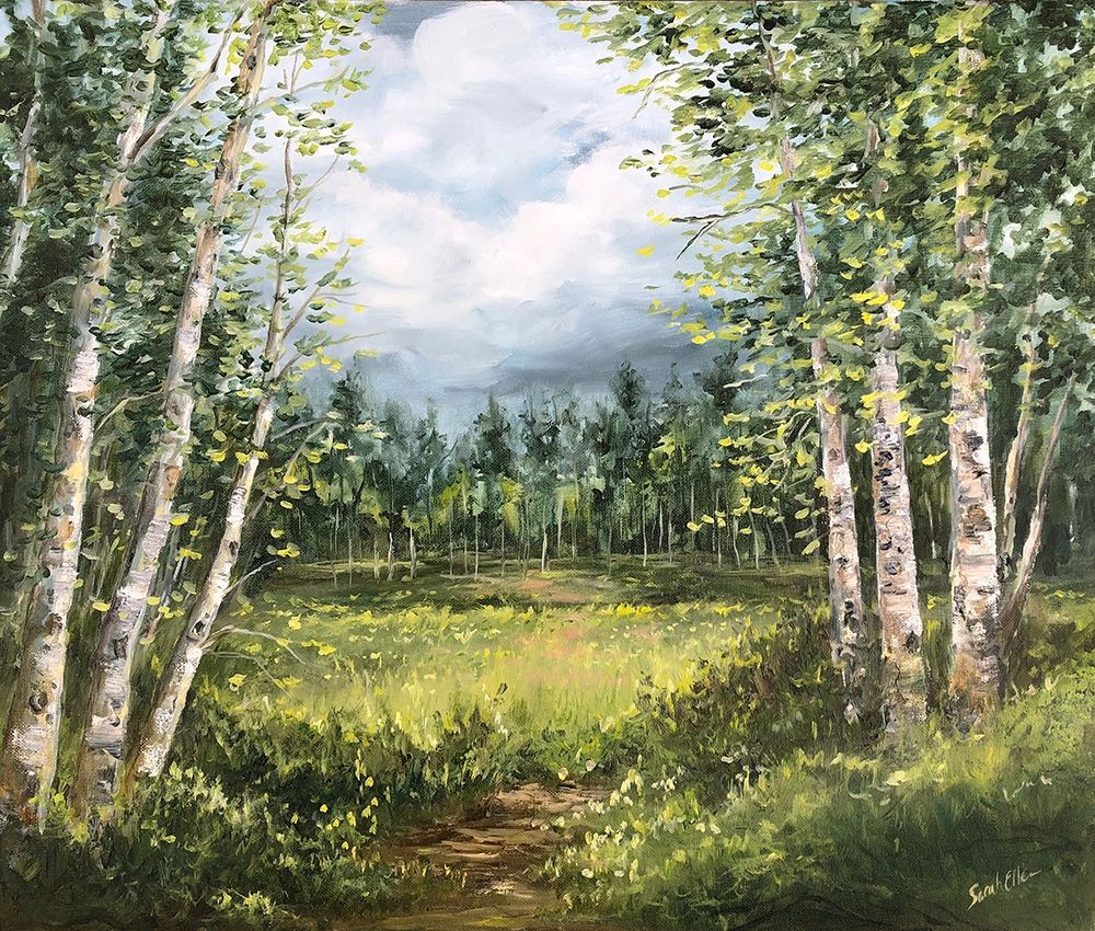 Colorado Meadow landscape art print by Tre Sorelle Studios for $57.95 CAD
