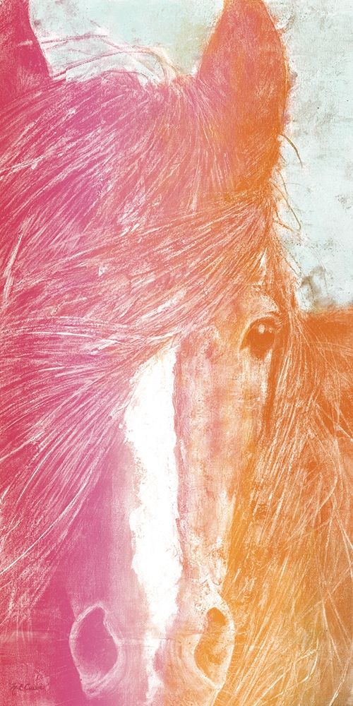 Colorful Horse panel art print by Marie-Elaine Cusson for $57.95 CAD