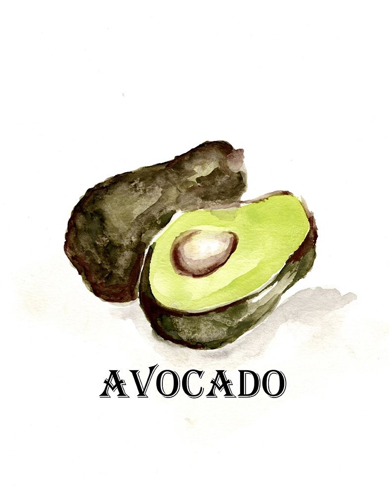Veggie Sketch  II-Avocado art print by Marcy Chapman for $57.95 CAD