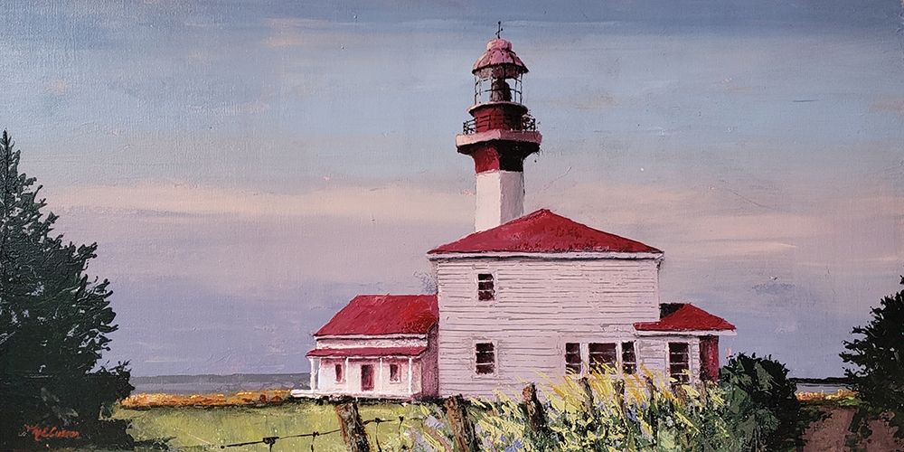Lighthouse Point  landscape art print by Marie-Elaine Cusson for $57.95 CAD