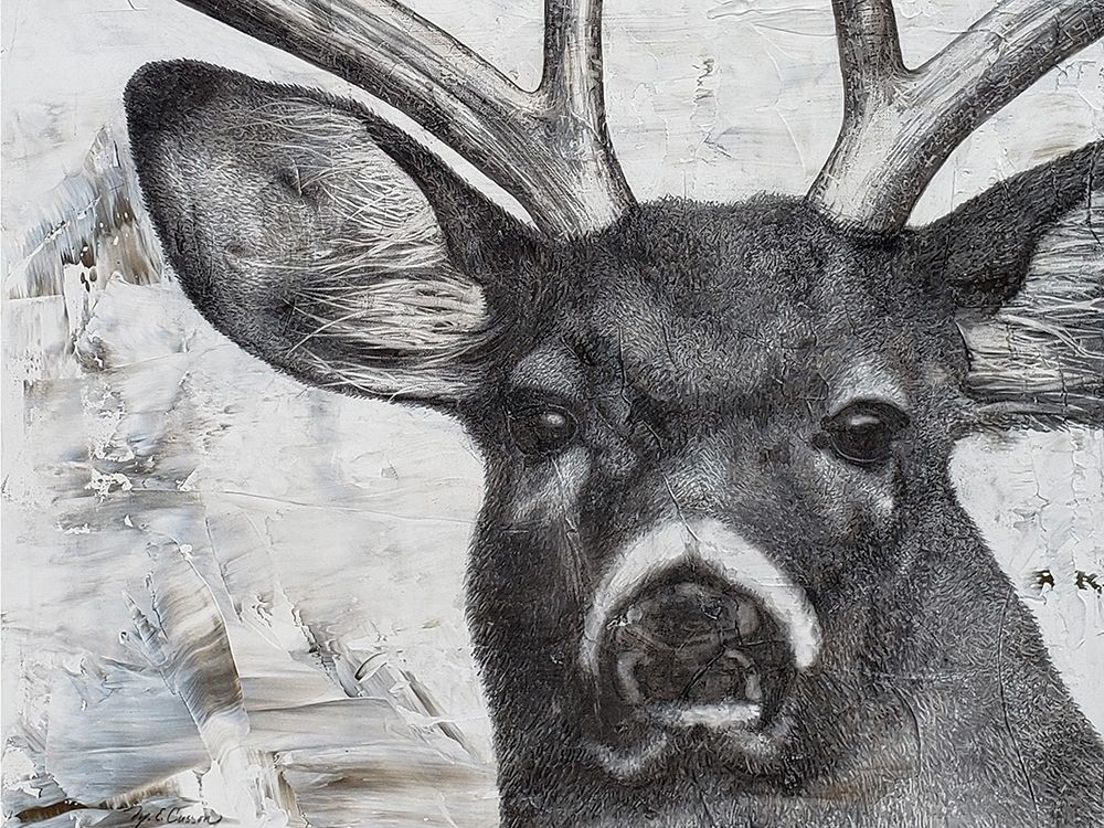 Deer landscape art print by Marie-Elaine Cusson for $57.95 CAD