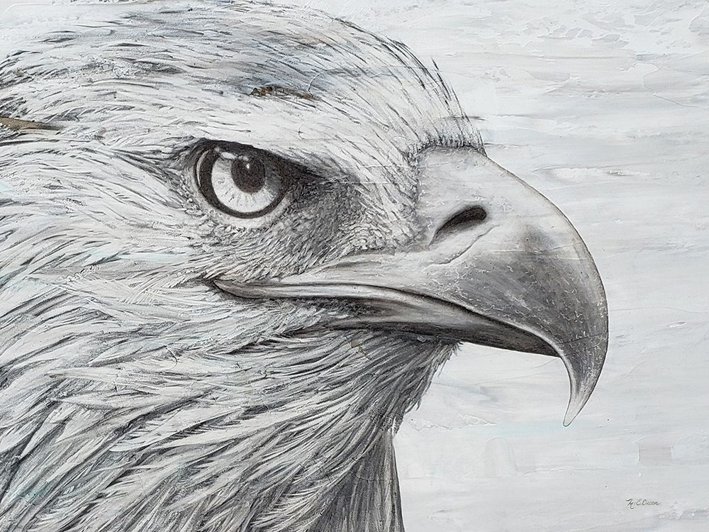 Eagle landscape art print by Marie-Elaine Cusson for $57.95 CAD
