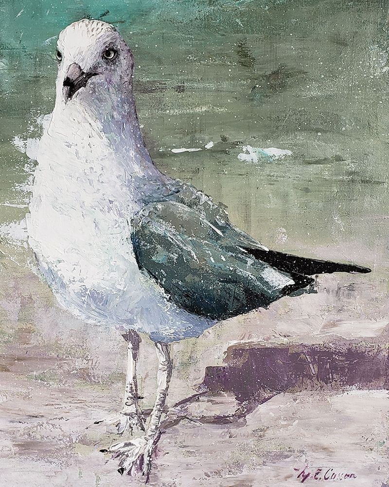 Beach Bird III art print by Marie-Elaine Cusson for $57.95 CAD