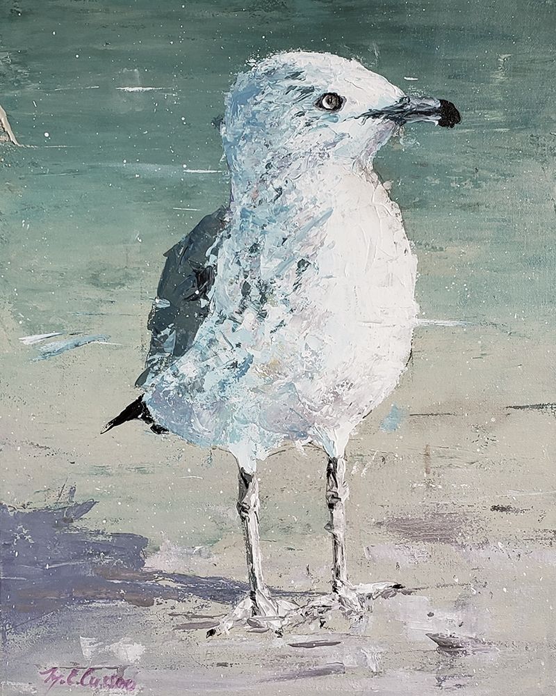 Beach Bird V art print by Marie-Elaine Cusson for $57.95 CAD