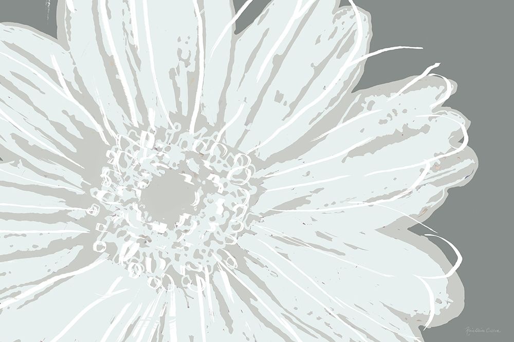 Flower Pop Sketch III-Greys art print by Marie-Elaine Cusson for $57.95 CAD